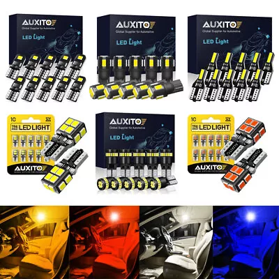 10x AUXITO Canbus LED 194 T10 168 Wedge Interior Dome Map License Light Bulb EAH • $8.07