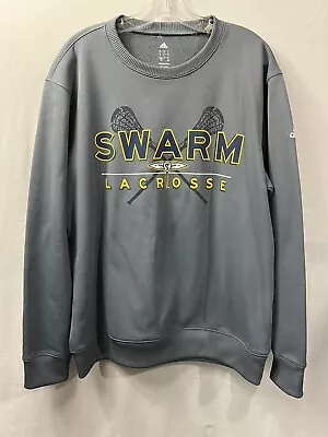 Minnesota SWARM Lacrosse Heavyweight Sweatshirt NLL Adidas Size Large EUC! • $34