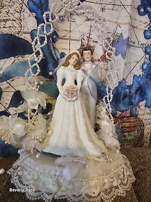 Wilton Wedding Cake Ornament Porcelain NIB Vintage 30 Yrs Old  Box Is Bad Shape • $79.99