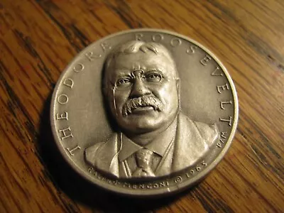 Medallic Art Co.  Theodore Roosevelt  .999+ Silver Medal 25 Grams / .8 Oz.  #C26 • $39.99