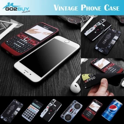 Retro Phone Protective Soft Case Vintage Novelty Silicone IPhone 6|7|8|X Plus • $7.99