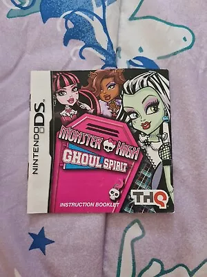 Monster High Ghoul Spirit (Nintendo DS 2011) Book Only • $4.99