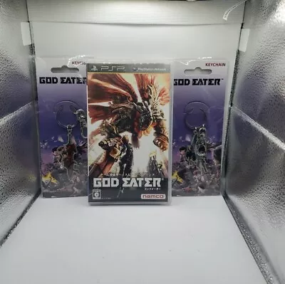 God Eater PSP Japan Import US Seller & 2 Metal Keychains Bundle • $24.99