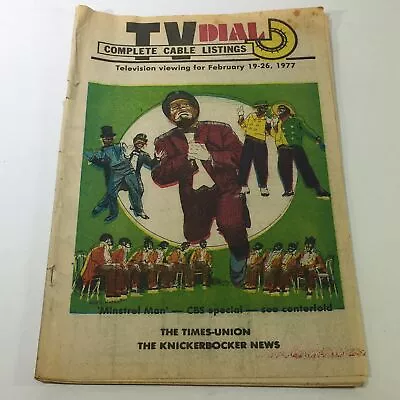 VTG TV Dial Complete Cable Listings February 19-26 1977 Minstrel Man CBS Special • $17.95