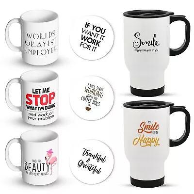 Funny Novelty Ceramic Printed Mug Thermal Mug Gift Coffee Tea 88 • £6.99