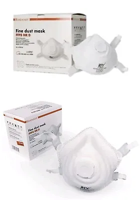 LOW PRICE - 10 HANDANHY FFP3 Valved Fine Dust Face Mask (New) • £9.99