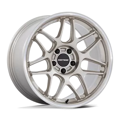 18x9.5 Motegi MR158 Tsubaki Motorsport Gold W/ Machined Lip Wheel 5x100 (40mm) • $279