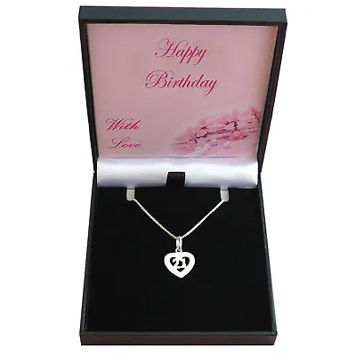 £15.99 • Buy Sterling Silver 21 Necklace. Gift For 21st Birthday. Beautifully Gift Boxed.
