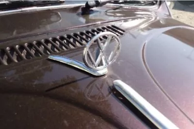 Volkswagen VW Hood Sniper Emblem Hoodride Bug Oval Split  Kdf Beetle • $55