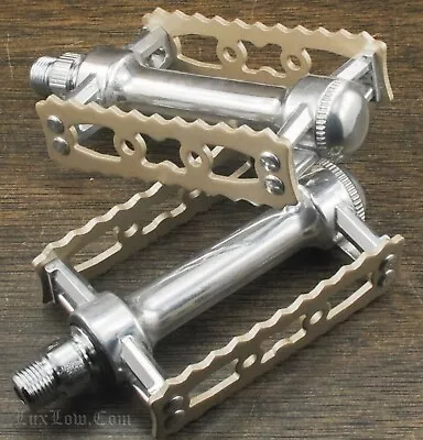 NOS MKS Sylvan Touring Bike PEDALS 9/16  RatTrap Vintage Randonneur Road Bicycle • $7.98