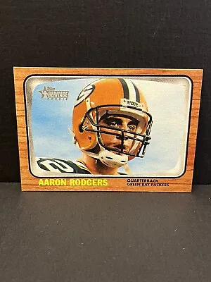 2005 Topps Heritage Aaron Rodgers Rookie RC #344 Green Bay Packers • $45