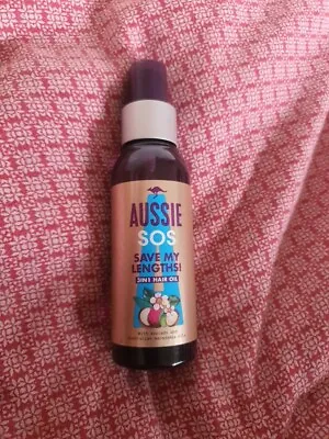 Aussie SOS Save My Lengths 3in1 Hair Oil Avocado & Australian Macadamia Oils New • £9