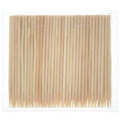 200 X WOODEN COCKTAIL STICKS Bamboo Picks Toothpick Skewer Party Cheese Olive • £3.48