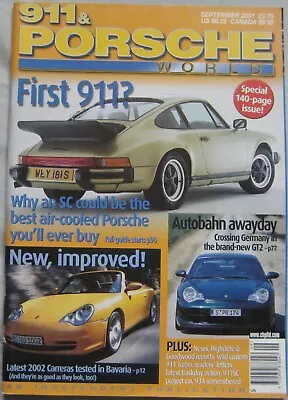 911 & Porsche World Magazine September 2001 Featuring 911SC • £5.99