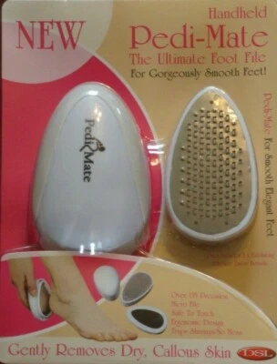 £2.25 • Buy Handheld Pedi-Mate: The Ultimate Foot File For Gorgeously Smooth Feet - NEW