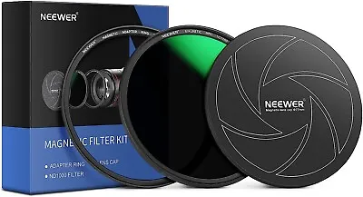 NEEWER 77mm 3-in-1 Magnetic ND Lens Filter Kit W/ 10-Stop And 42-Layer Coating • $66.49