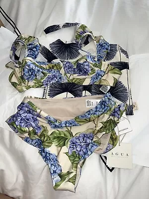 Agua Bendita Kiwi Hortensia Floral Bikini XS/S $300 • $300