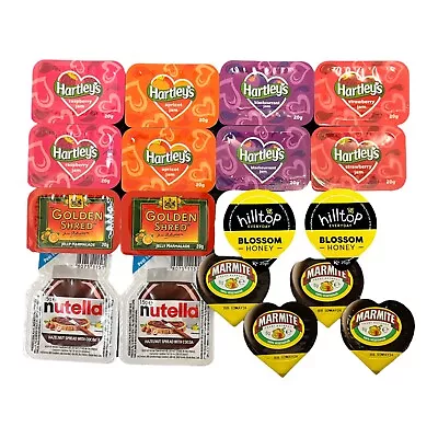 £7.99 • Buy Breakfast Spread Selection - Jam, Marmalade, Honey, Marmite, Nutella - 24 ITEMS