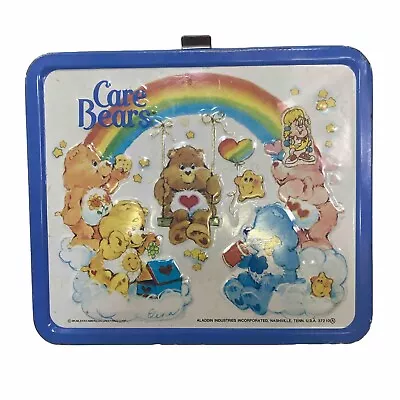 Vintage 1980s Aladdin Care Bears Metal Lunchbox (No Thermos) Orig Owner Clean GC • $17