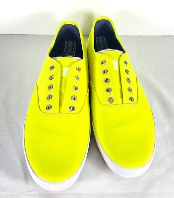 Keds Neon Yellow Tennis Shoes Men's 9M New With Original Shoe Inserts • $15