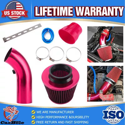 3Inch Universal Car Cold Air Intake Filter Induction Pipe Power Flow Hose System • $40.99