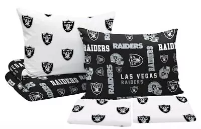 Las Vegas Raiders NFL Team Logo Bed In A Bag Set-AB0BTTQFF5J6 AB0BTTNXGBM7 • $139.95