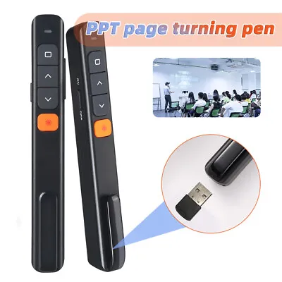£8.65 • Buy Wireless Power Point Presentation Remote USB PPT Presenter Laser Pointer Clicker