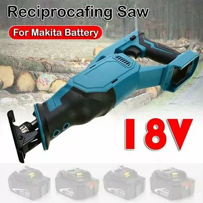 18V Cordless For Makita Reciprocating Saw Li-ion DJR186Z LXT Brushed Body Only • £29.99