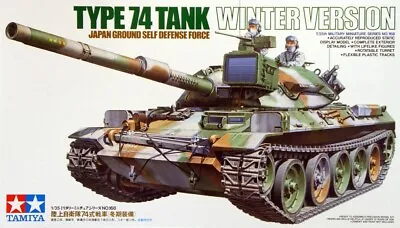 $18.90 • Buy Tamiya 35168 1/35 Scale Model Kit JGSDF Japanese Type 74 Tank Winter Version