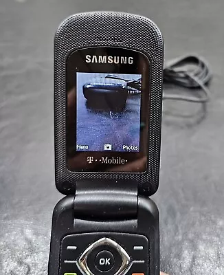 Samsung SGH-T139 (T-Mobile) 3G GSM Flip Phone-Black • $24.99