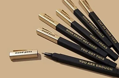 Mood Pens Premium Black Ballpoint Pens Smooth & Comfortable Medium Point 12pk • $24.99