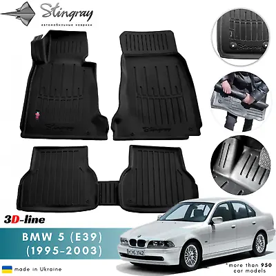 For BMW 5 (E39) (1995–2003) Floor Mats Liners All Weather Molded 3D-line 4 Pcs • $99.50