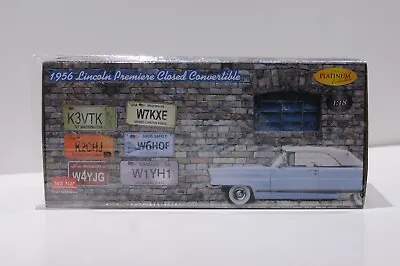 Sun Star 1956 Lincoln Premiere Closed Convertible Platinum Collection 1:18 New • $135