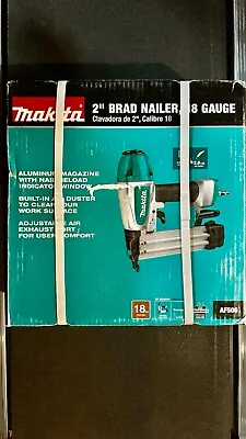 Makita AF506 5/8  - 2  Tool Less Narrow Nose Pneumatic Brad Nailer 18 Gauge • $99