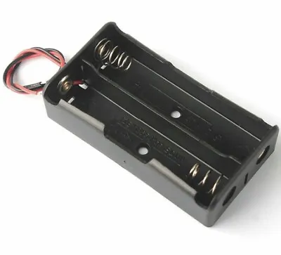 Plastic Battery Holder Storage Box Case 18650 Rechargeable Li-Ion Battery Double • £2