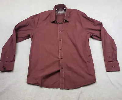 Zagiri Shirt Adult Extra Large Floral Long Sleeve Flip Cuffs Button Up Mens • $3.95