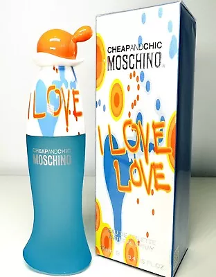 I Love Love Moschino Women 3.4 Oz / 100 Ml Eau De Toilette Spray Factory Sealed • $36.15