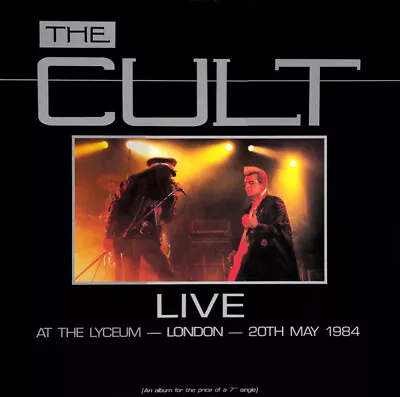 THE CULT ~ Live At The Lyceum London 1984 ~ Rare 1984 Canadian 8-track Vinyl LP • £39.99