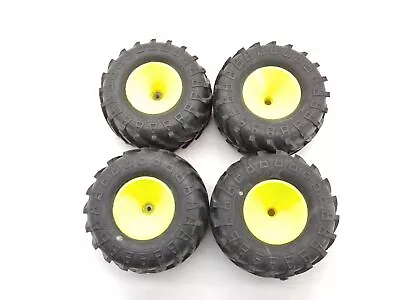 4x Proline Masher 2000 All-Terrain Monster Truck Tires On Pin/Bearing Hub Wheels • $29.99