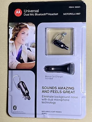 Motorola H17 Dual Mic Bluetooth Headset                    New In Sealed Package • $65