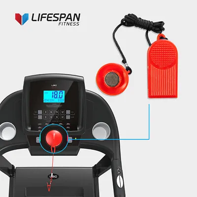 $33.99 • Buy NEW Lifespan Fitness / LSG Treadmill Safety Key 30mm Round Key Generic
