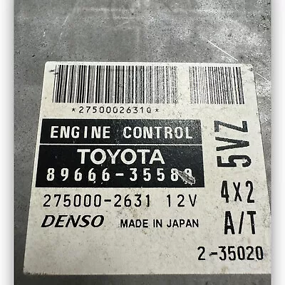 2002 Toyota 4Runner Engine Control Module ECU ECM OEM 8966635580 • $60