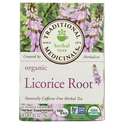 Organic Licorice Root Tea 16 Bags By Traditional Medicinals • £8.91