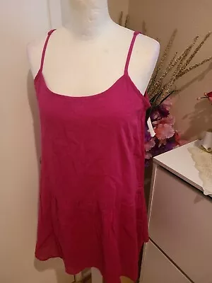 NWT Volcom  Cami Dress  Spaghetti Strap Junior SZ S HOT PINK  • $10