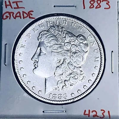 1883 Morgan Silver Dollar Hi Grade Genuine U.s. Mint Rare Coin 4231 • $36