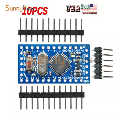 1/2/5/10PCS Pro Mini Atmega168 16M 5V Nano Replace Atmega328 Arduino Compatible • $8.54