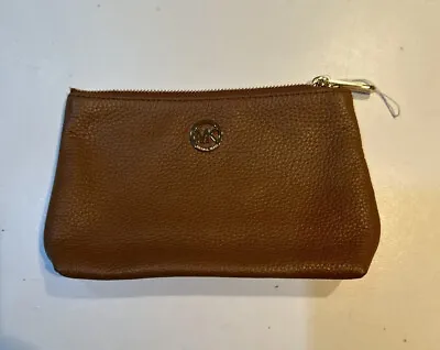 Michael Kors Fulton Acorn  Cognac Pebble Leather  Bag • $25