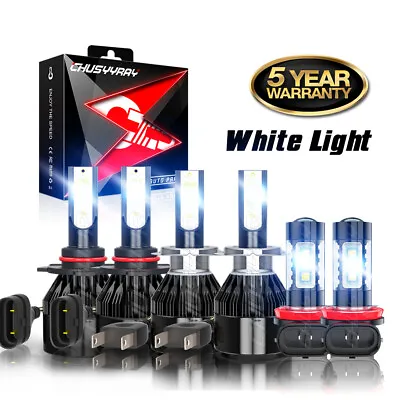 For Mazda 6 2011-2013 6X Front LED Headlight High Low Beam + Fog Light Bulbs Kit • $29.99