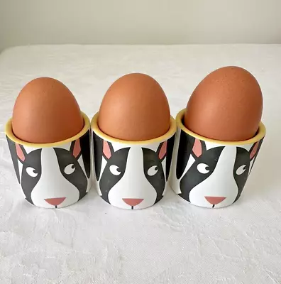 3 X Egg Cups Fun Bunny Rabbits Easter Hotel Chocolat - FREEPOST • £14.99
