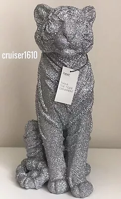 £45 • Buy Next Large Diamanté Effect Tiger Ornament Sculpture Tiana The Tiger -- Brand New